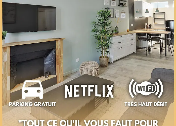Centre-Ville - Fibre - Netflix - T2 L\'Isac
